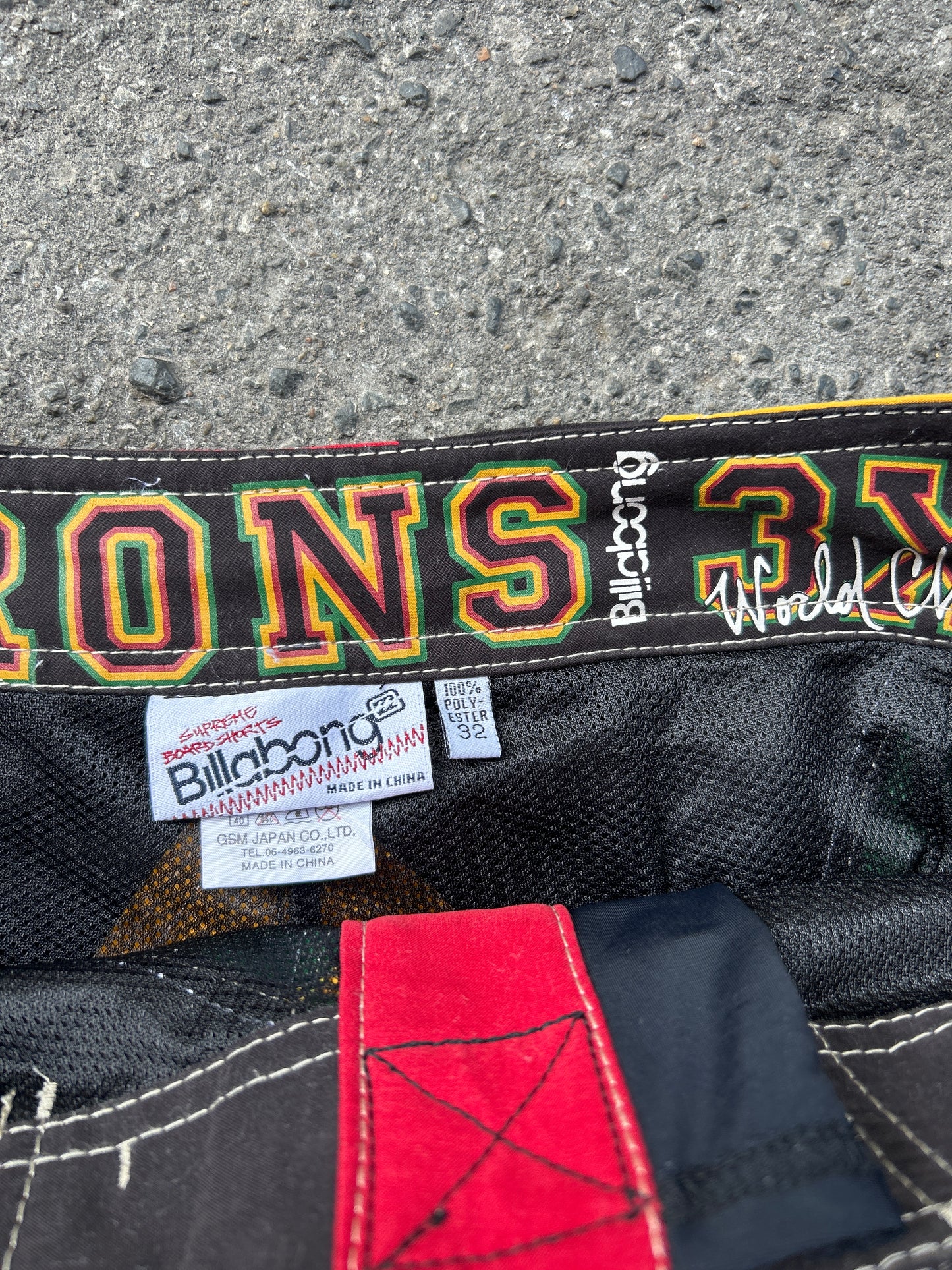 Vintage Andy Irons Signature Billabong Boardshorts W32’