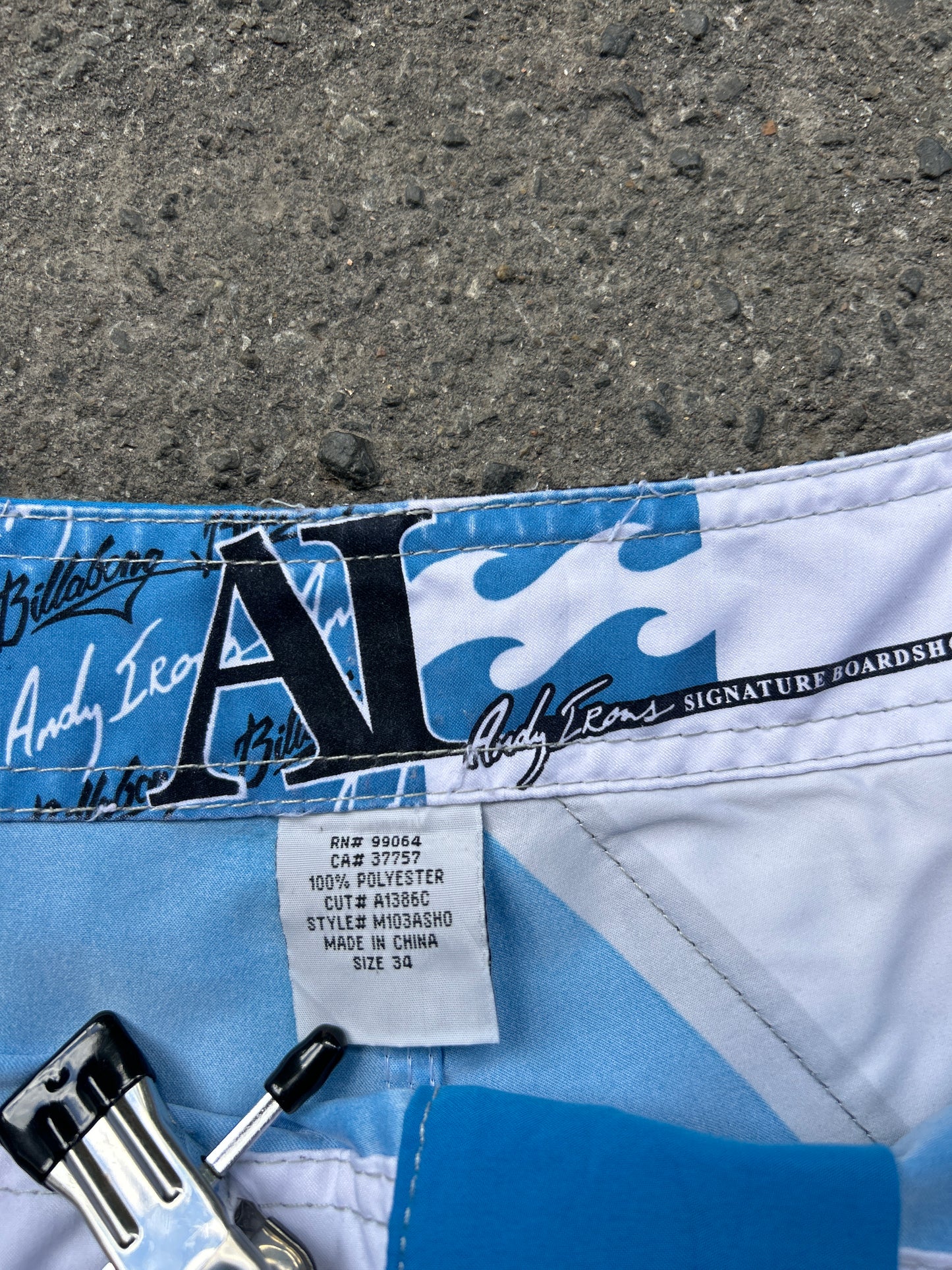 Vintage Andy Irons Signature Billabong Boardshorts W34’