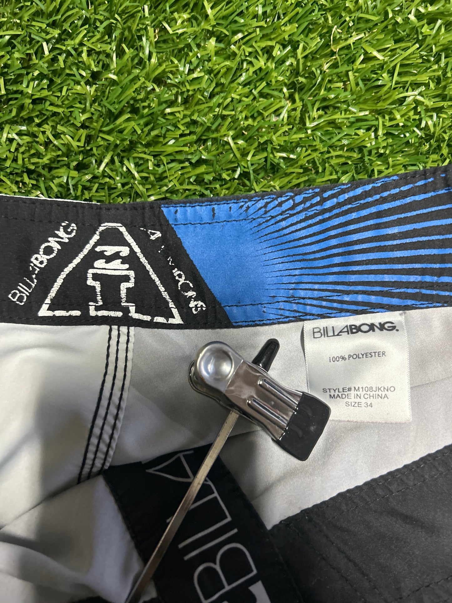 Y2K Andy Irons Signature Billabong Boardshorts - Size 34