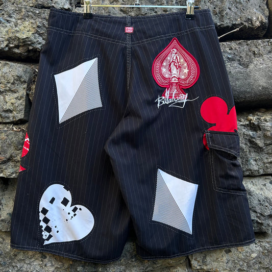 Y2K Taj Burrow Royal Flush Style Billabong Boardshorts - Size 32