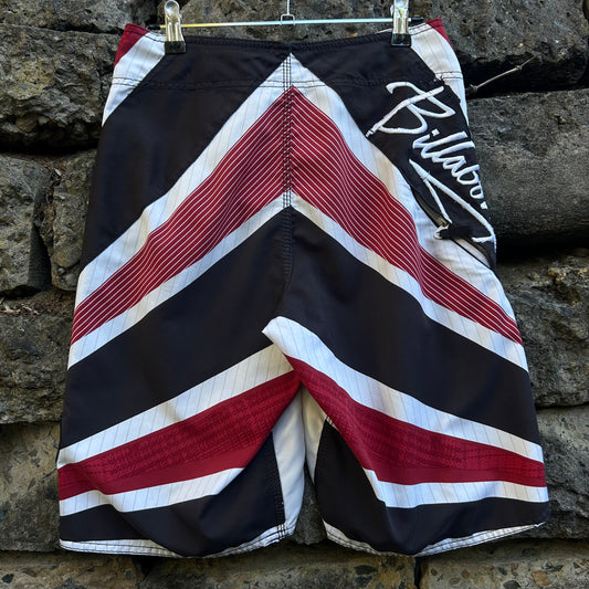 Y2K Andy Irons Signature Samurai Billabong Boardshorts - Size 28
