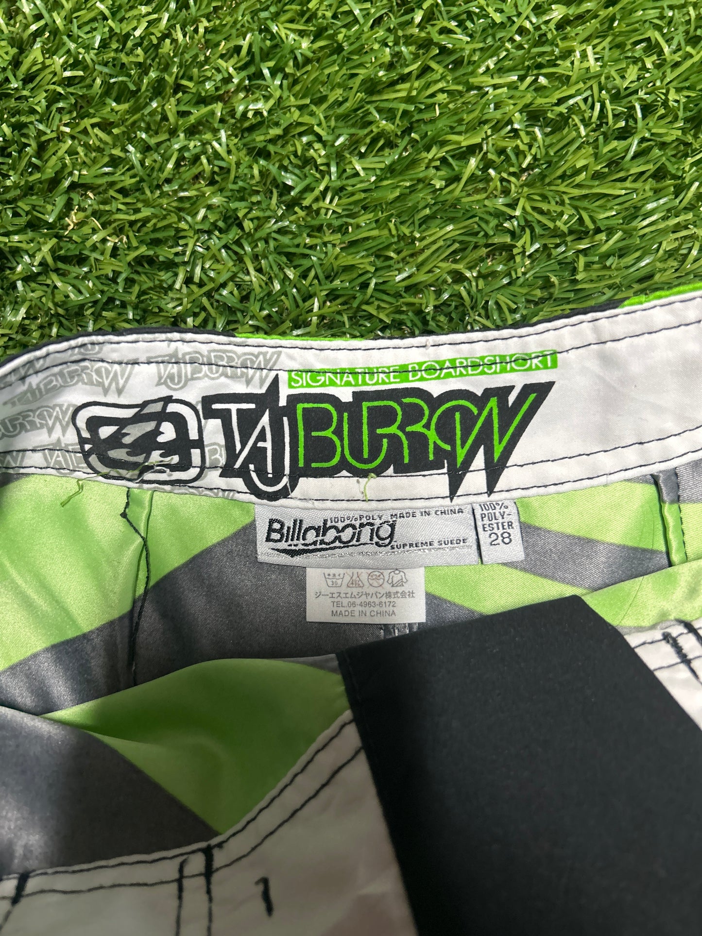 Y2K Taj Burrow Signature Billabong Boardshorts - Size 28