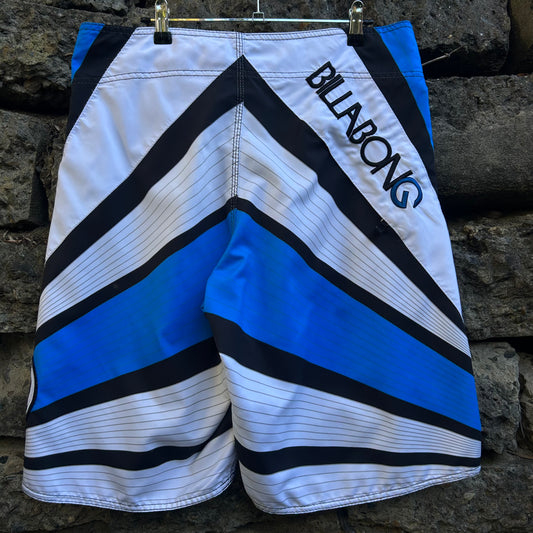 Y2K Andy Irons Signature Samurai Billabong Boardshorts - Size 34