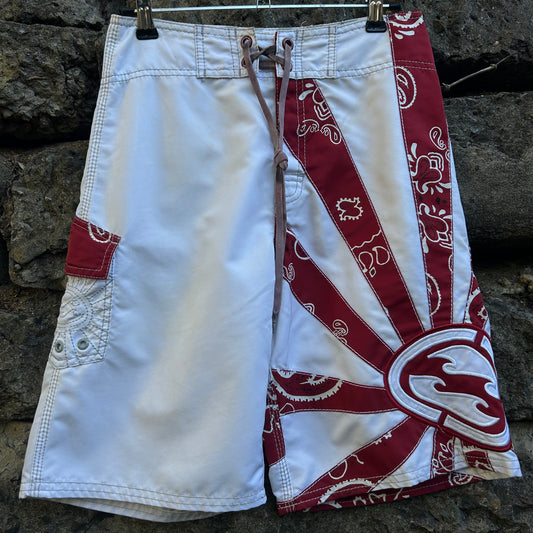 Red and white Y2K billabong 