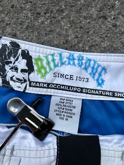 Y2K Mark Occhilupo Signature Billabong Boardshorts - Size 38