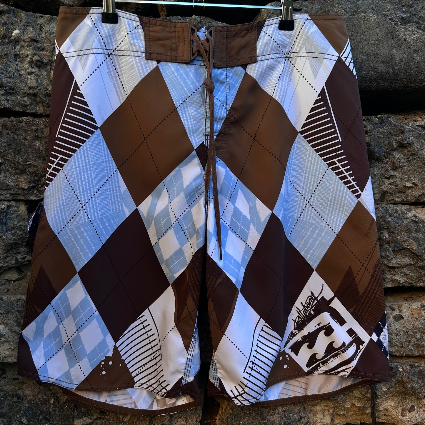 Vintage Andy Irons Style Billabong Boardshorts W34’