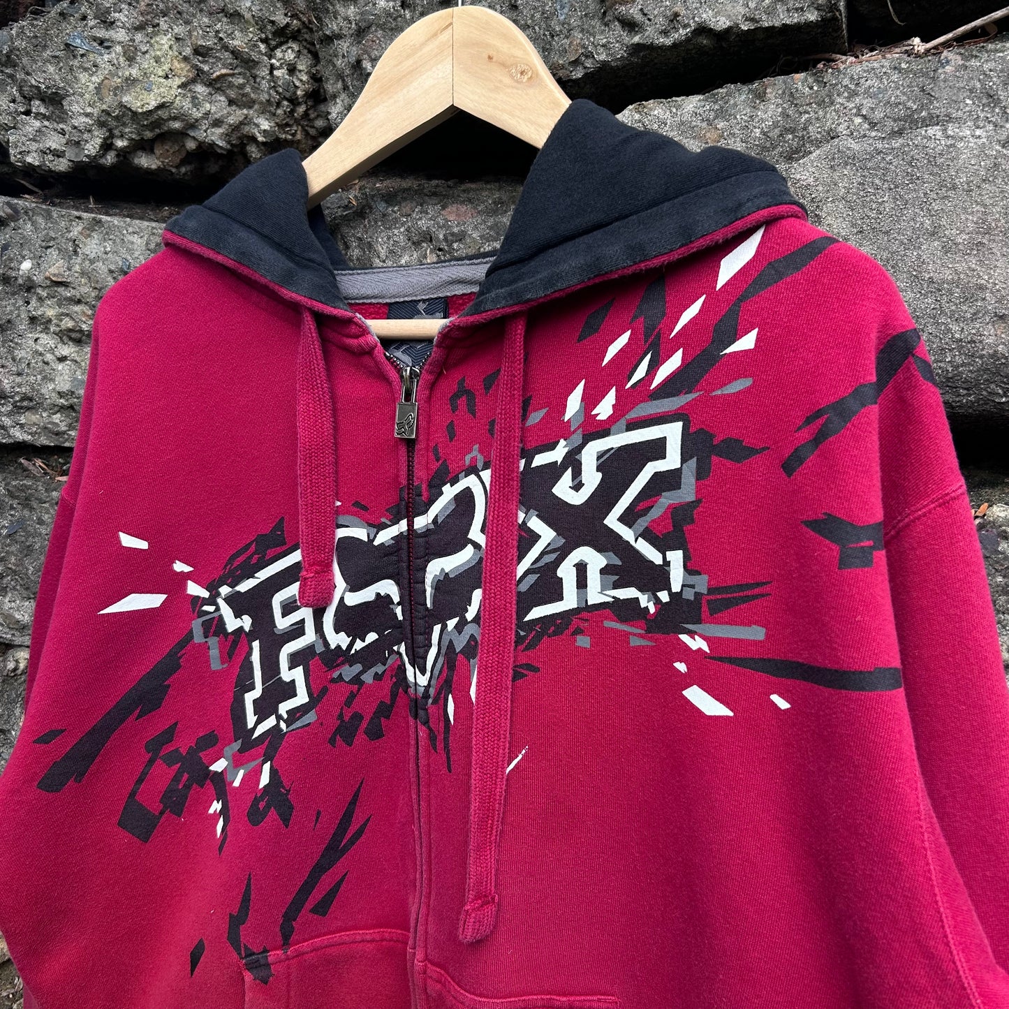 Y2K Fox Zip Hoodie