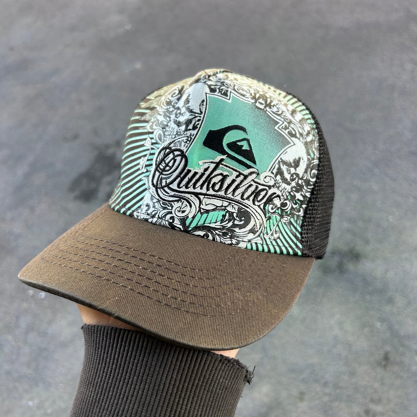 Y2K Quiksilver trucker cap