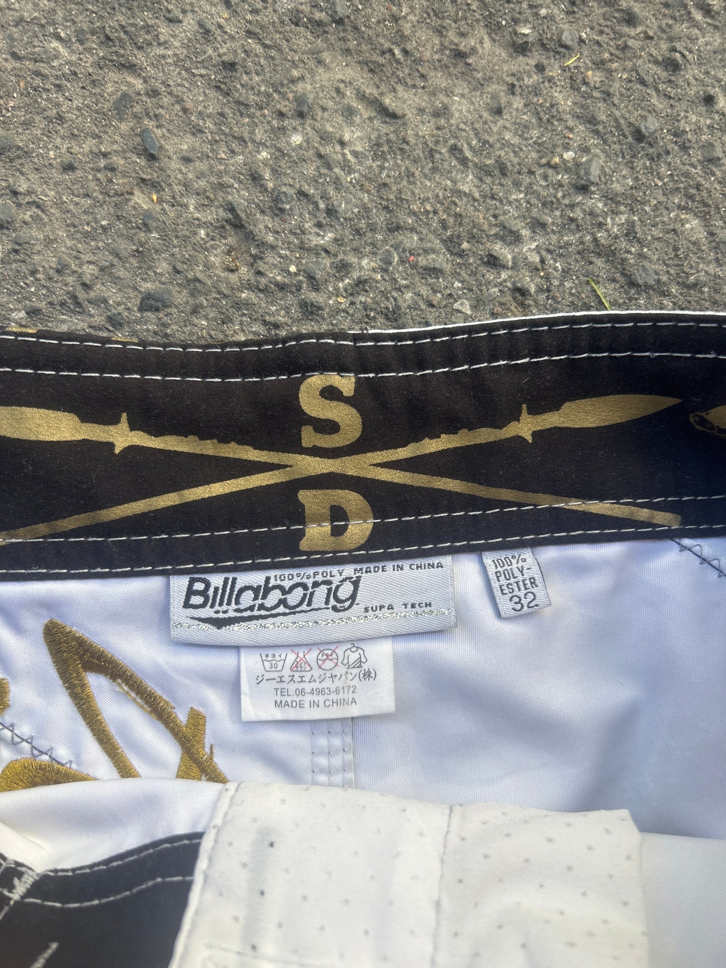 Y2K Billabong Shane Dorian Signature Boardshorts - Size 32