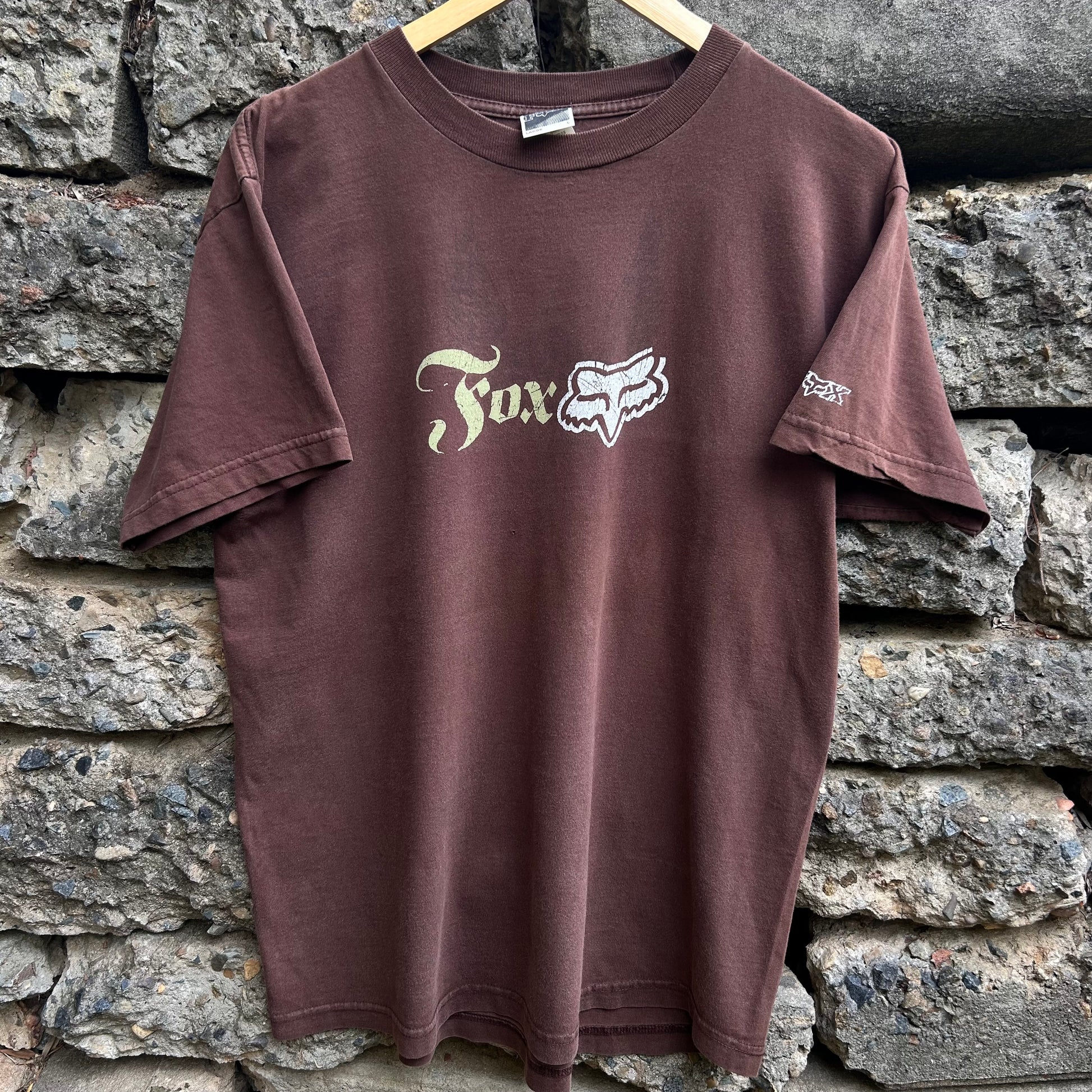 Brown Y2K shirt 