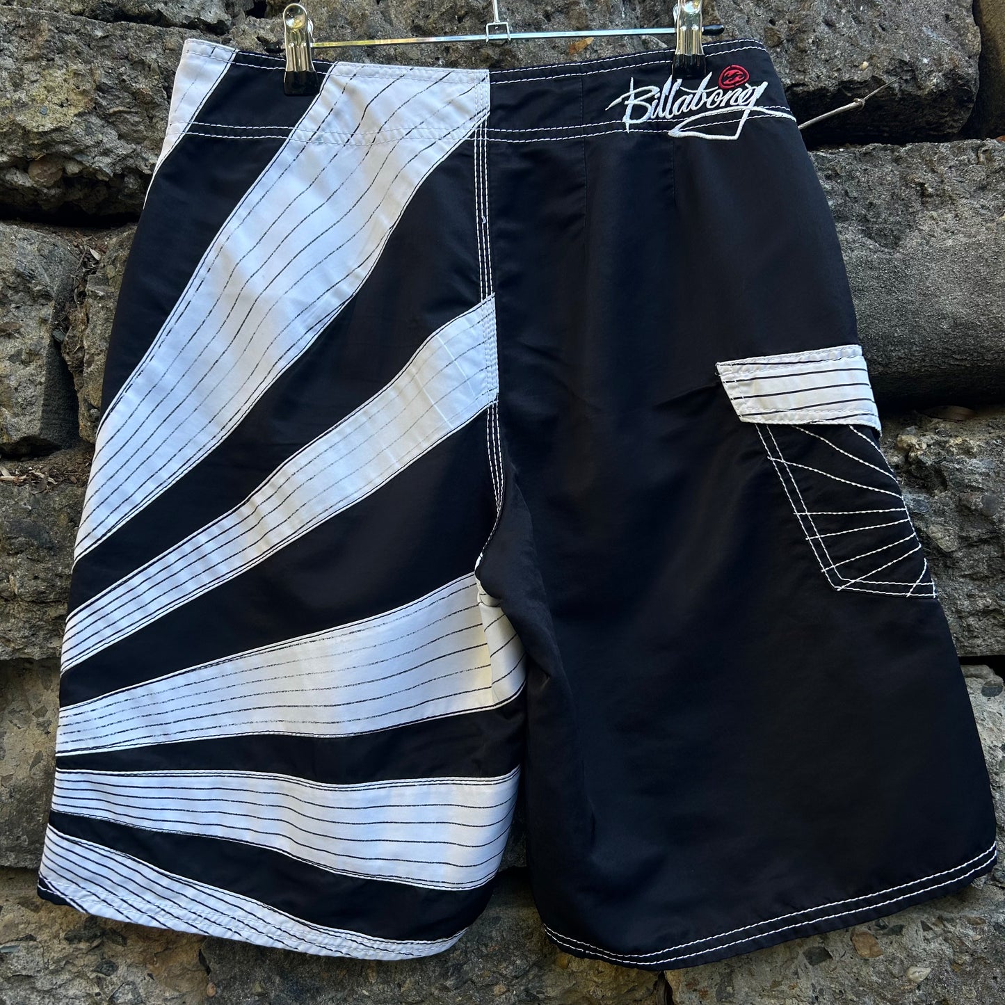 Y2K Andy Irons Signature Rising Sun Billabong Boardshorts - Size 32