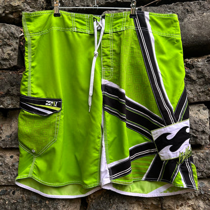 Y2K Andy Irons Signature Billabong Boardshorts - Size 38