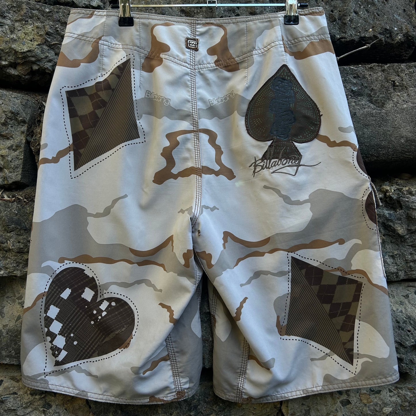 Y2K Taj Burrow Royal Flush Billabong Boardshorts - Size 32