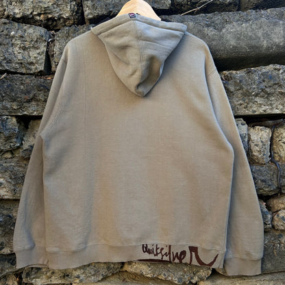 Y2K Quiksilver brown hoodie