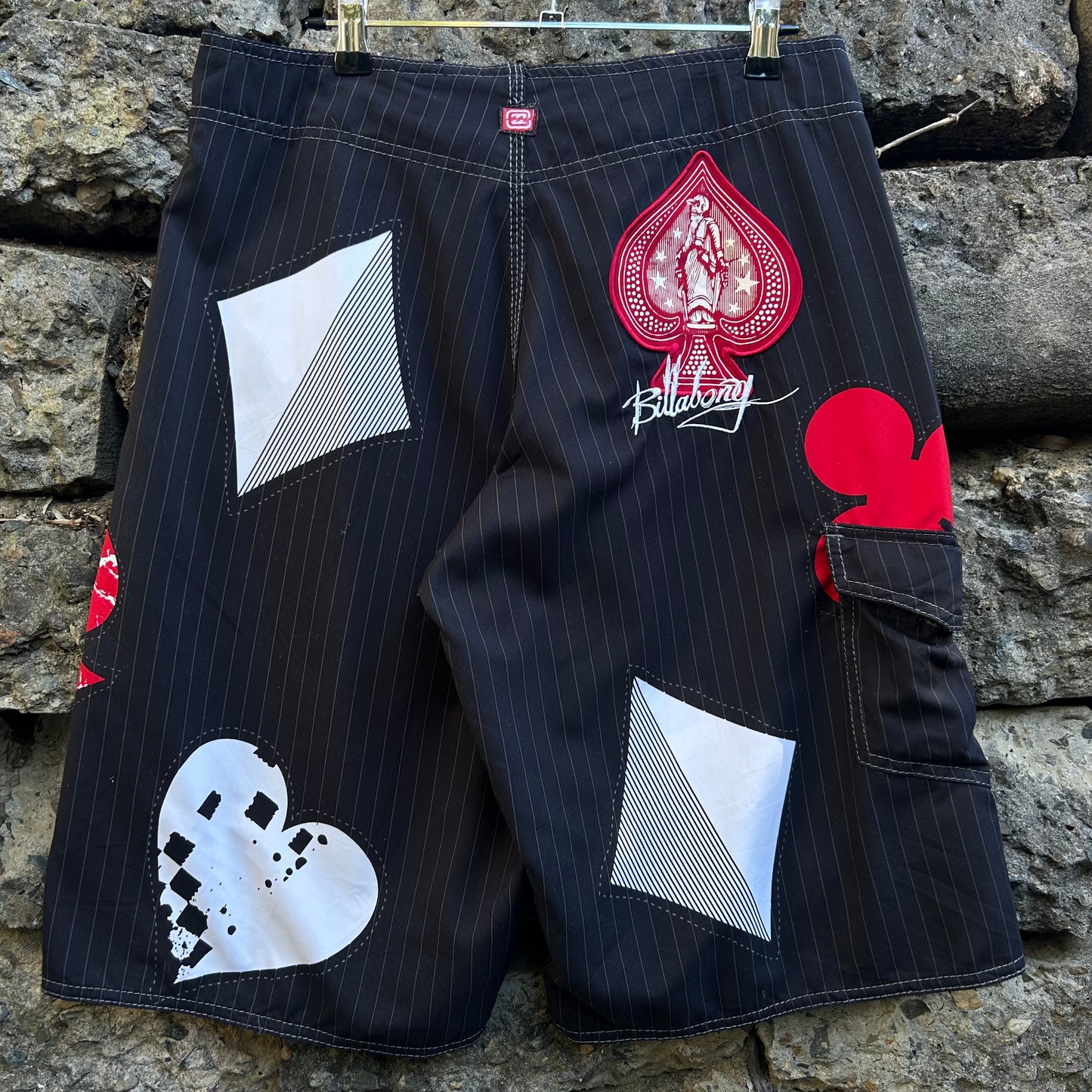 Y2K Taj Burrow Royal Flush Style Billabong Boardshorts - Size 32