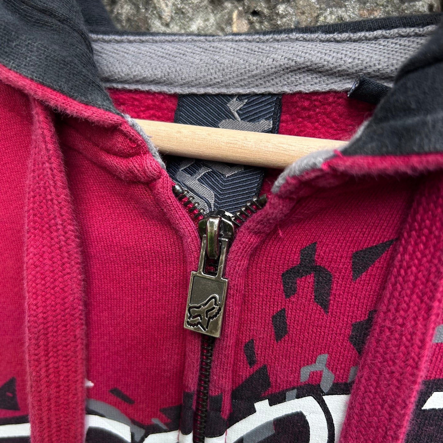Y2K Fox Zip Hoodie