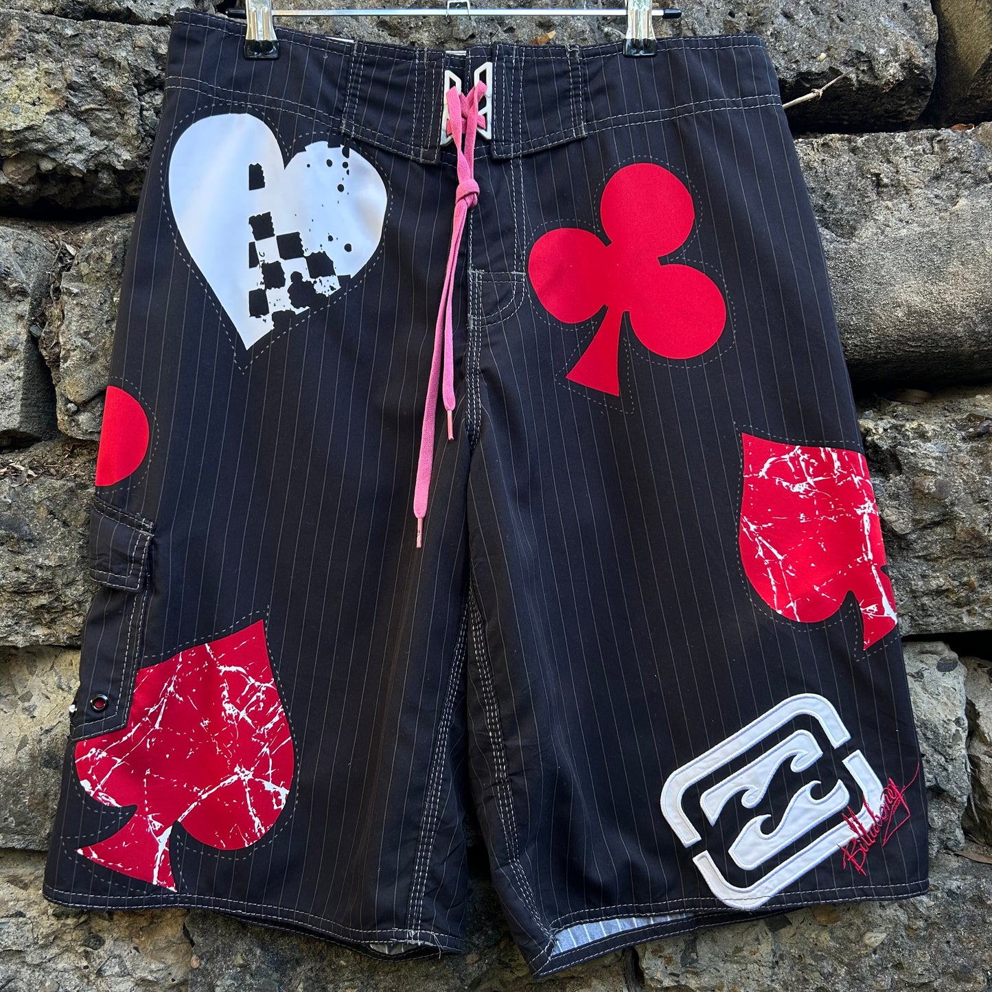 Y2K Taj Burrow Royal Flush Style Billabong Boardshorts - Size 32