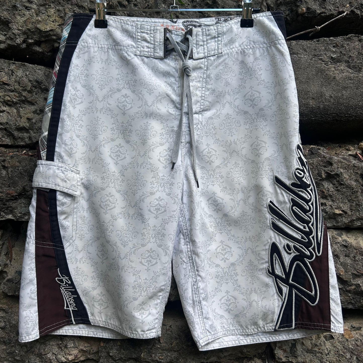 Y2K Mark Occhilupo Signature Billabong Boardshorts - Size 30