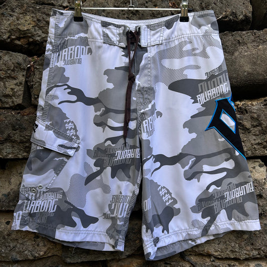Y2K Spellout Billabong Boardshorts - Size 32
