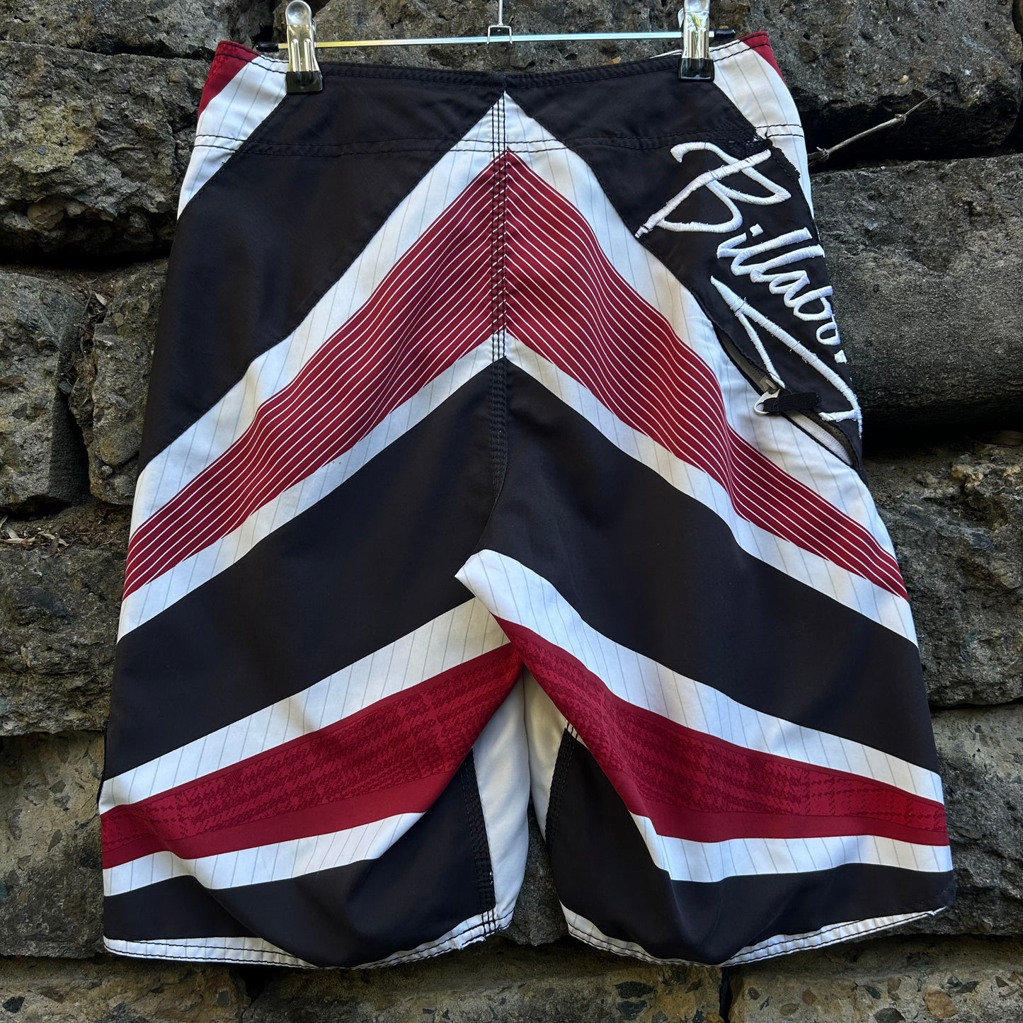 Y2K Andy Irons Signature Samurai Billabong Boardshorts - Size 28