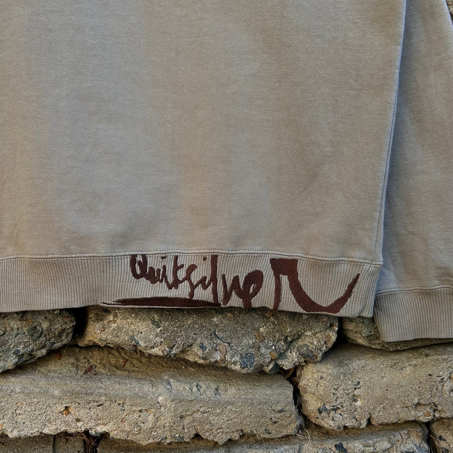 Y2K Quiksilver brown hoodie