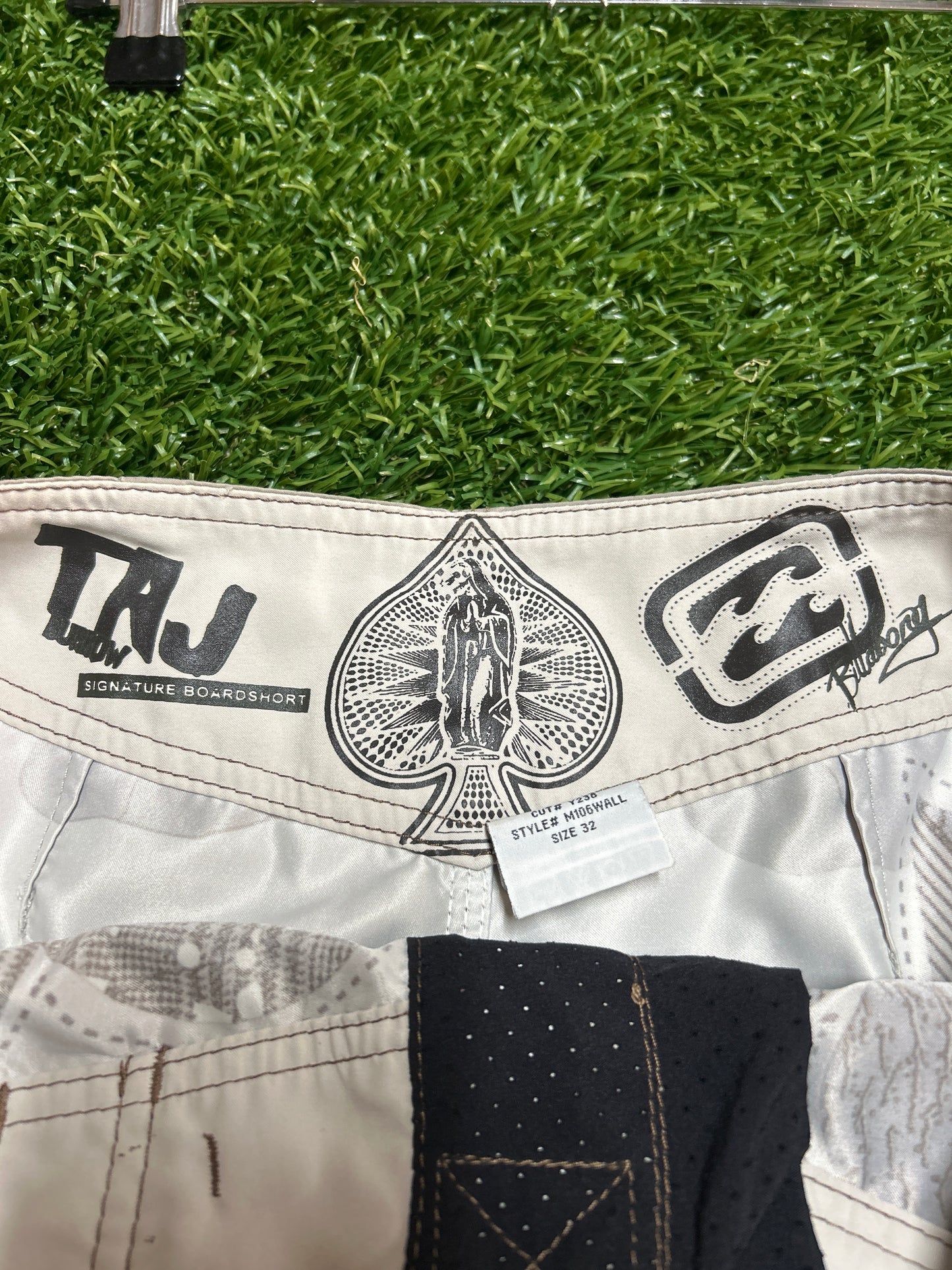 Y2K Taj Burrow Royal Flush Billabong Boardshorts - Size 32