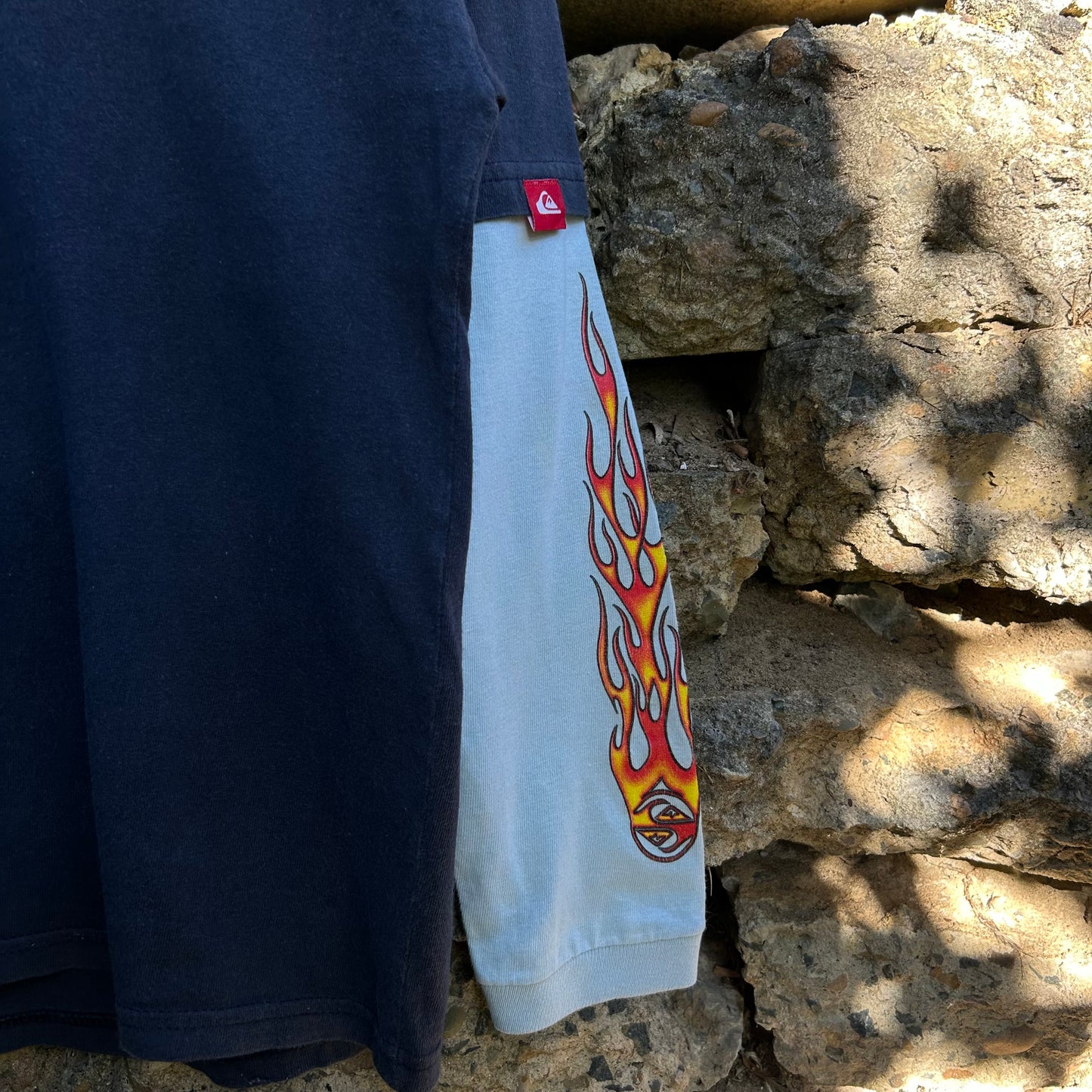 Y2K Quiksilver Layered Long Sleeve (rare)