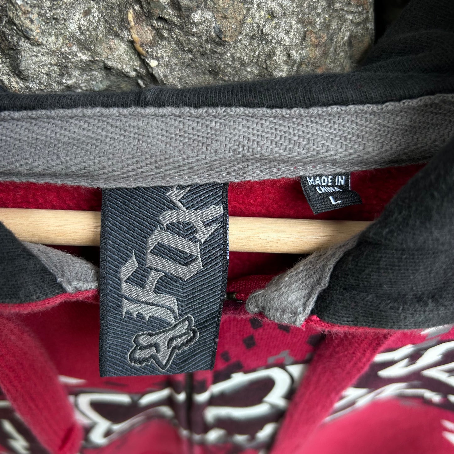 Y2K Fox Zip Hoodie