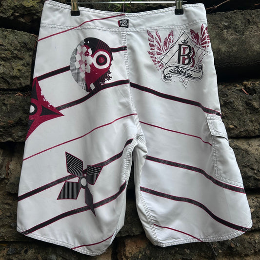 Y2K Billabong Taj Burrows Signature Boardshorts - Size 32