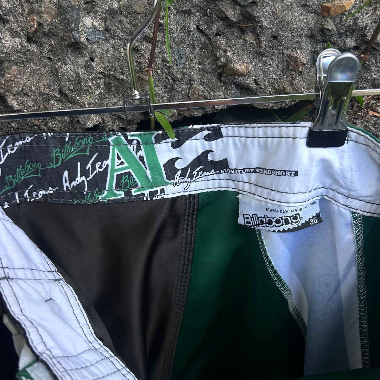 Y2K Andy Irons Signature Billabong Boardshorts - Size 36