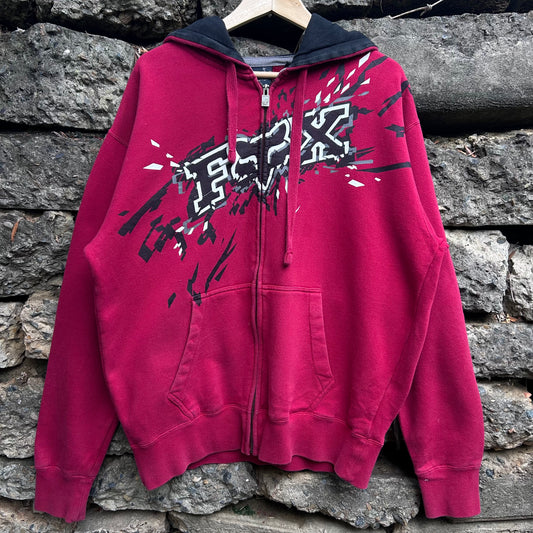 Y2K Fox, spellout, affliction 