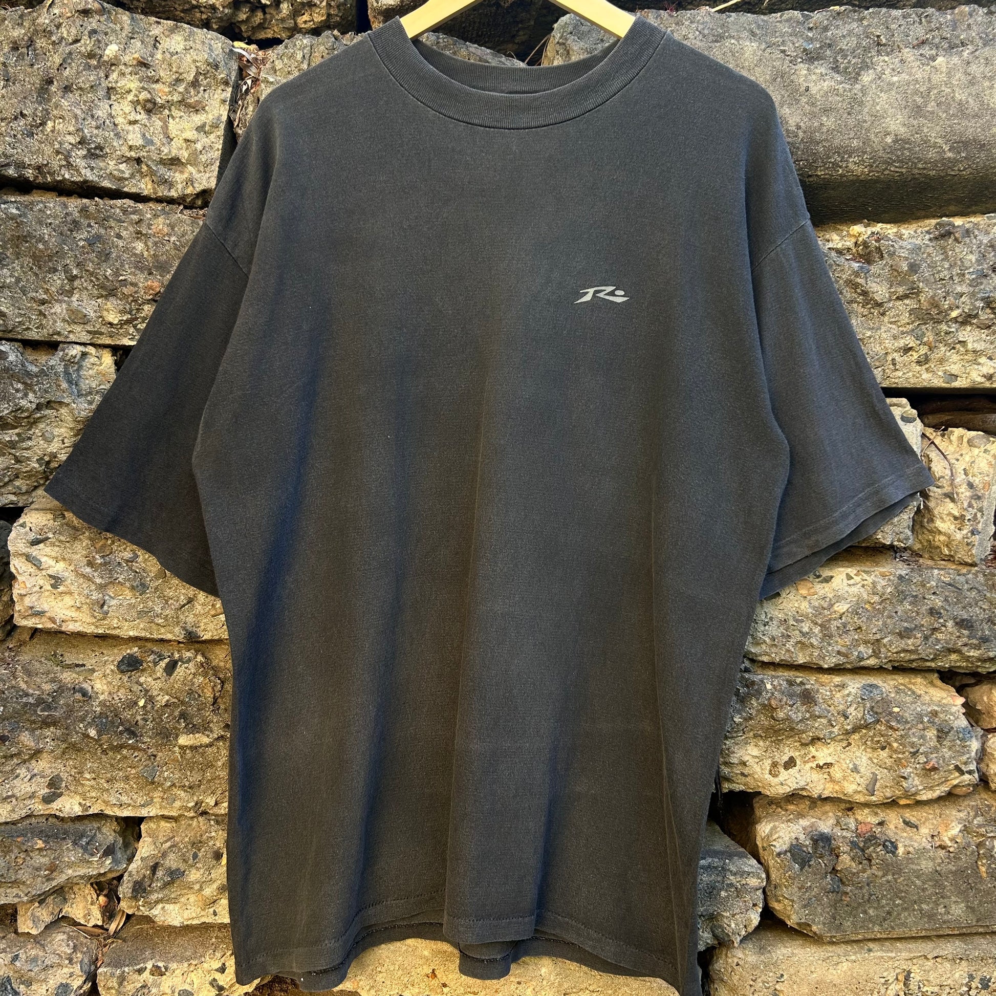 Vintage black Rusty shirt, vintage surfwear 