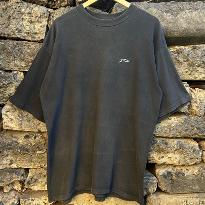 Vintage black Rusty shirt, vintage surfwear 