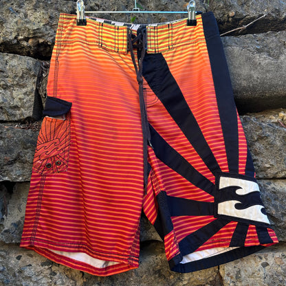 Y2K Andy Irons Style Billabong Boardshorts - Size 28